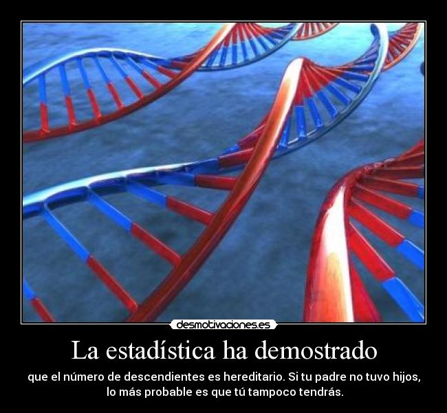 La estadística ha demostrado - 