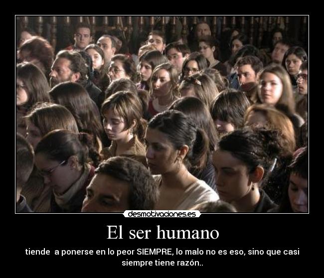 El ser humano -