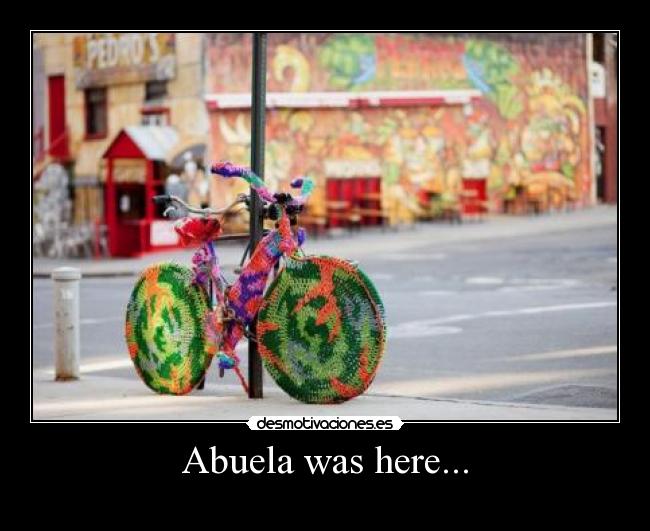 Abuela was here... -