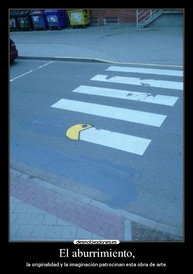 carteles pacman paso cebra desmotivaciones