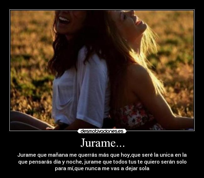 Jurame... -