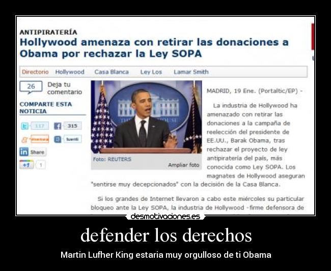 defender los derechos -