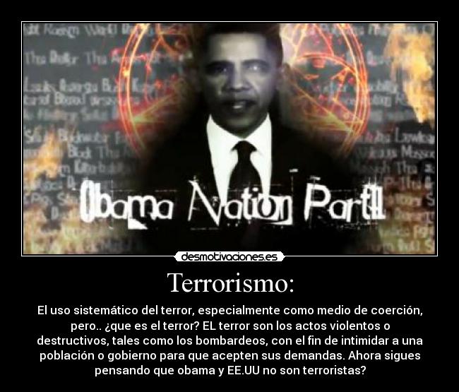 Terrorismo: -