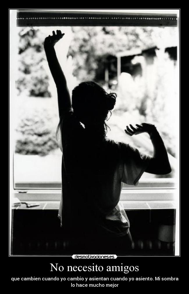No necesito amigos -
