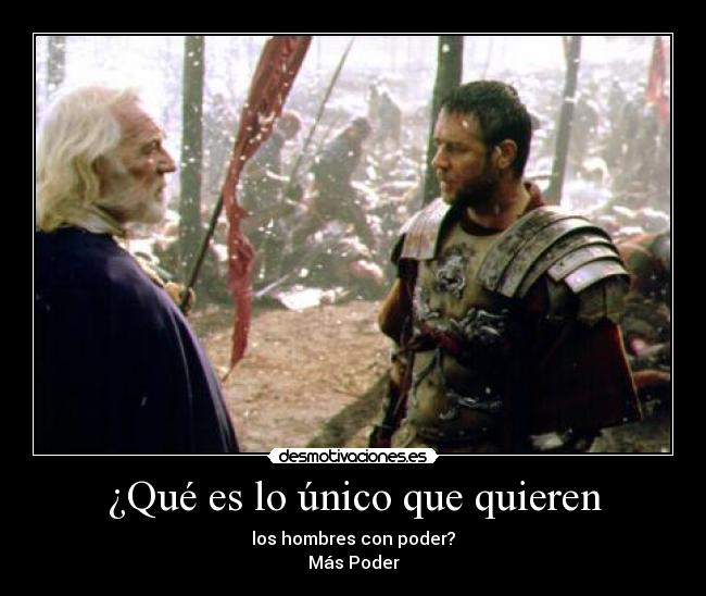 ¿Qué es lo único que quieren -