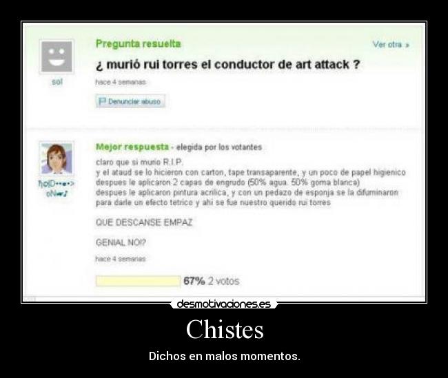 Chistes - Dichos en malos momentos.