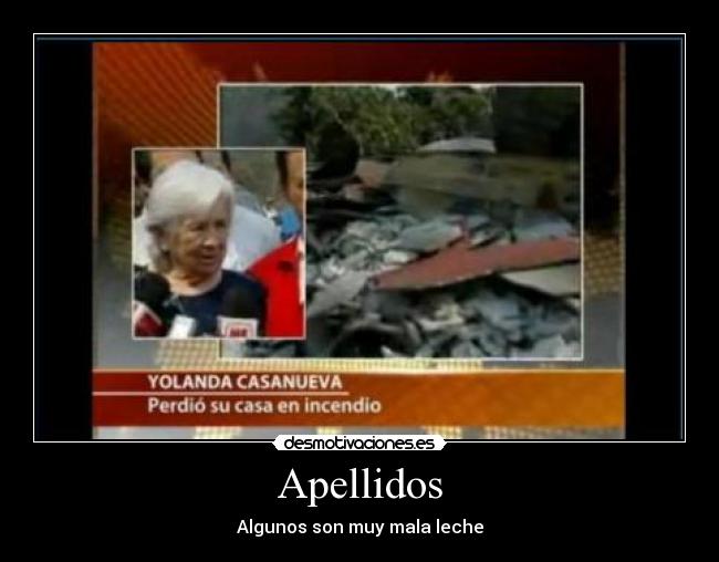 Apellidos - Algunos son muy mala leche