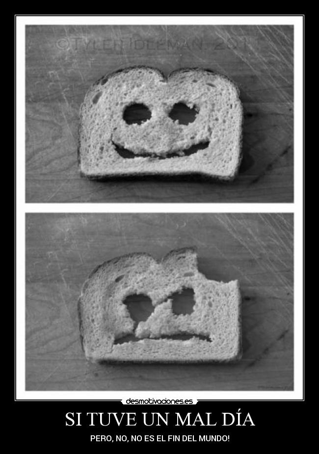 SI TUVE UN MAL DÍA -