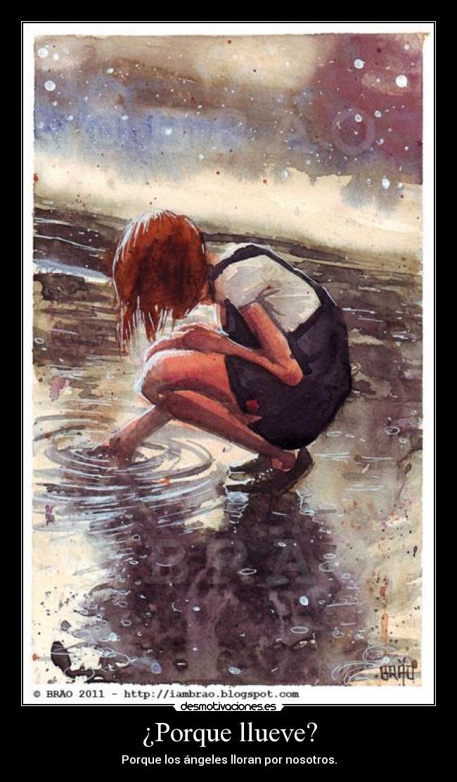 ¿Porque llueve? -