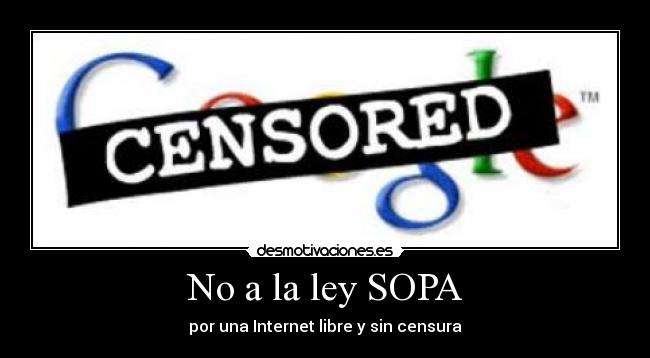 No a la ley SOPA - 