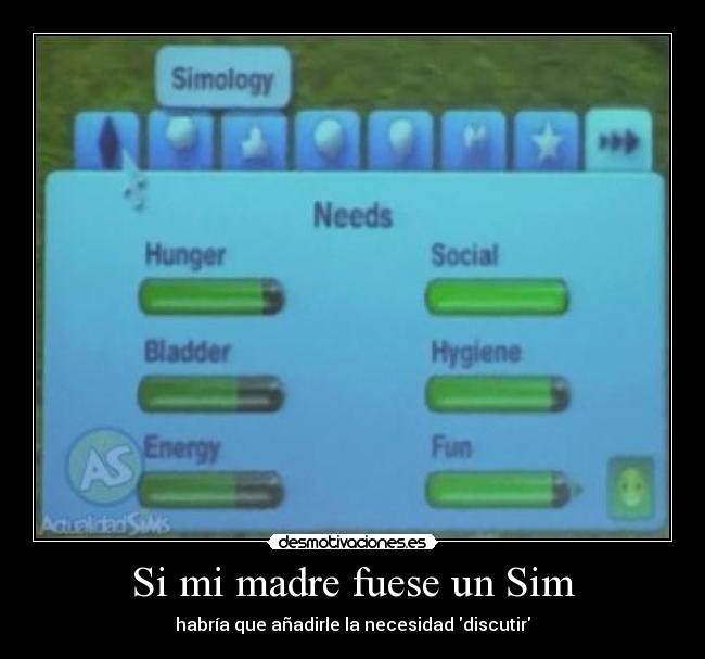 Si mi madre fuese un Sim - 