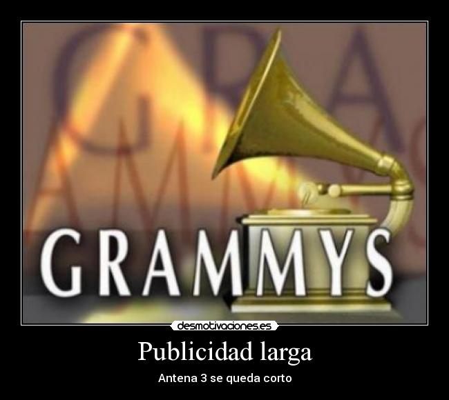 carteles premios como los grammy son publicidad que supera antena justin bieber lady gaga desmotivaciones