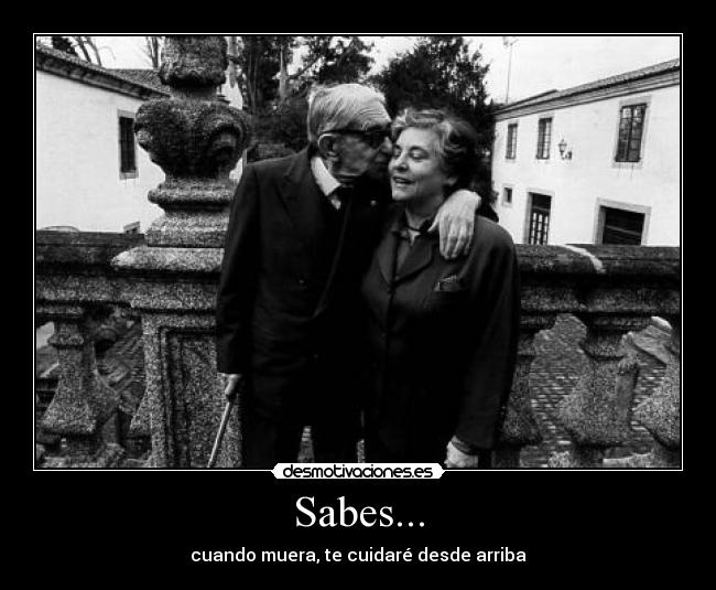 Sabes... -