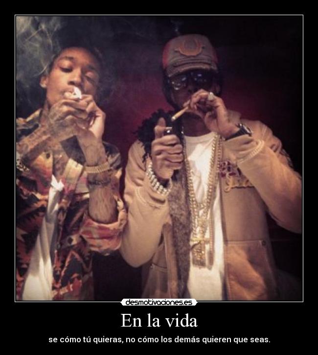 carteles vida wiz khalifa idolo desmotivaciones