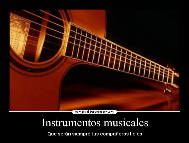 Instrumentos musicales -