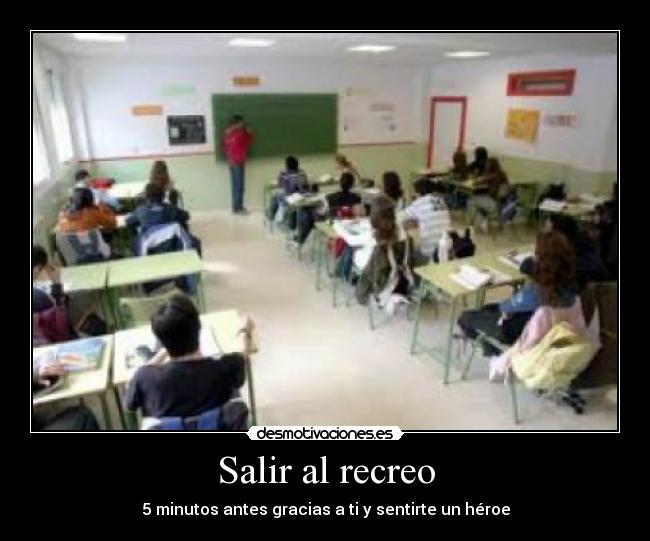 Salir al recreo - 