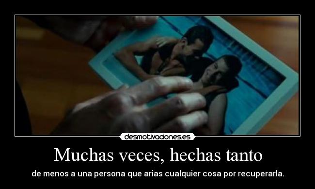 Muchas veces, hechas tanto - 