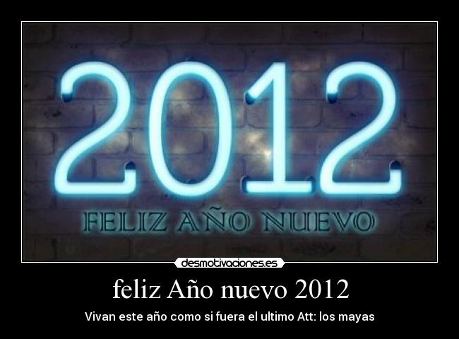 feliz Año nuevo 2012 -
