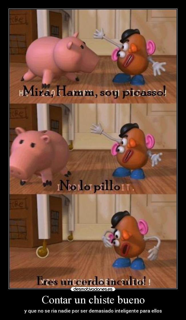 Contar un chiste bueno -