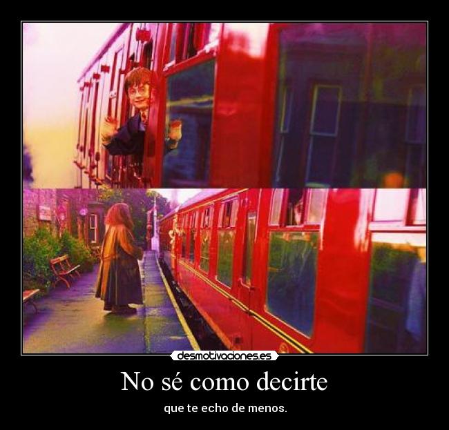 No sé como decirte - 