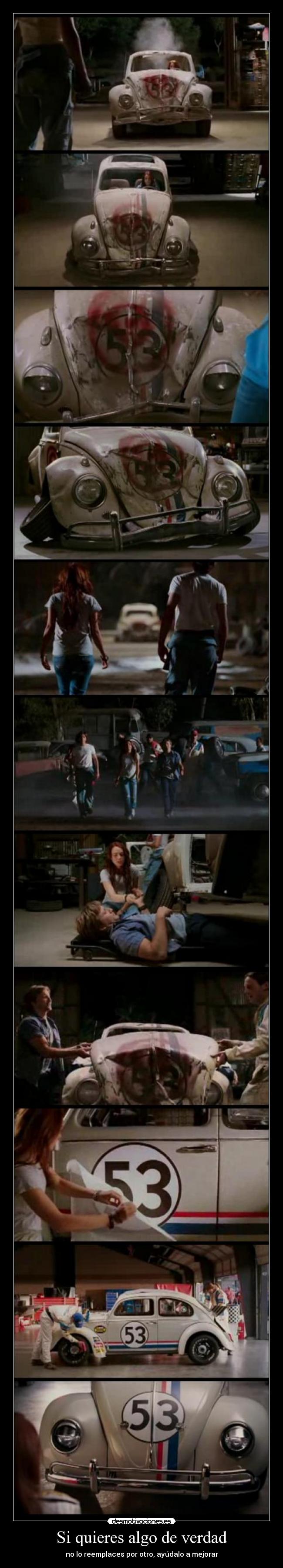 Si quieres algo de verdad -