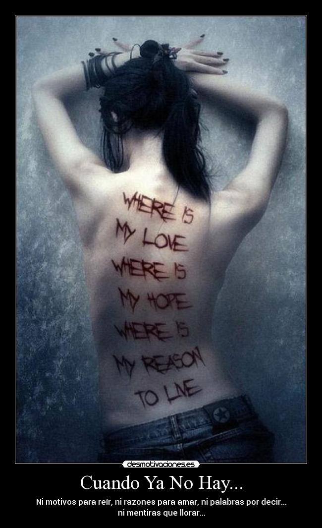Cuando Ya No Hay... -