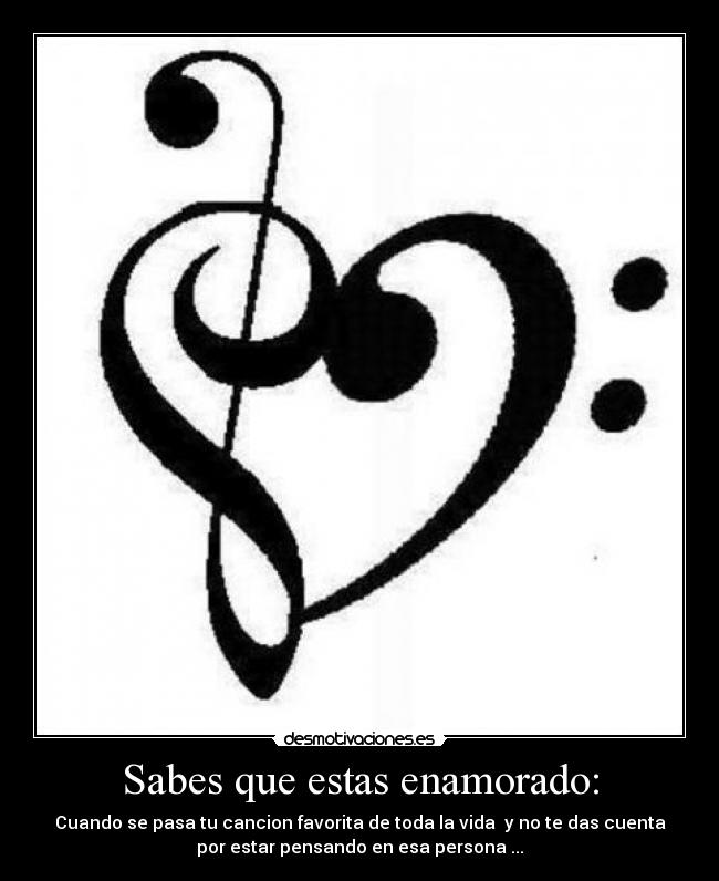 Sabes que estas enamorado: -