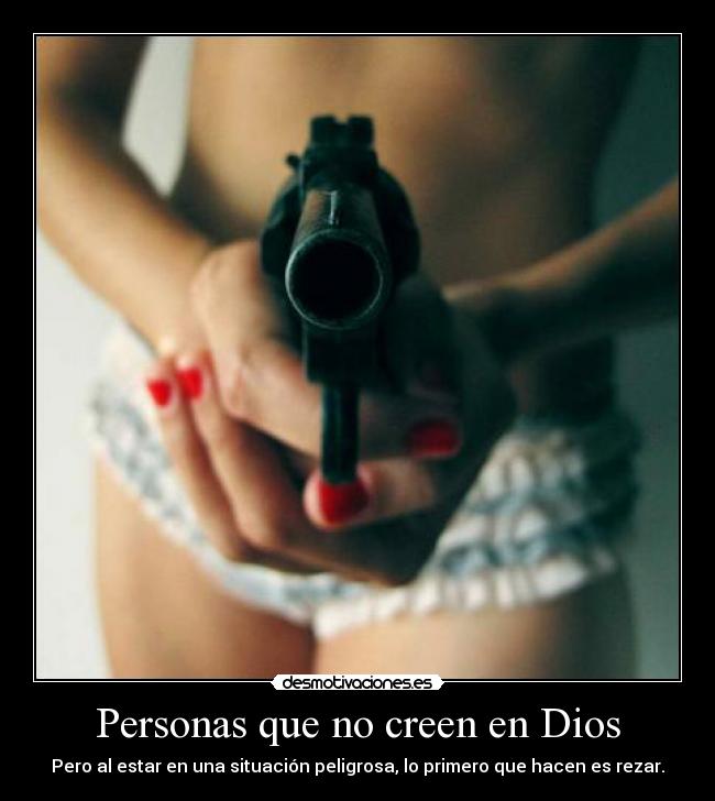 Personas que no creen en Dios - 