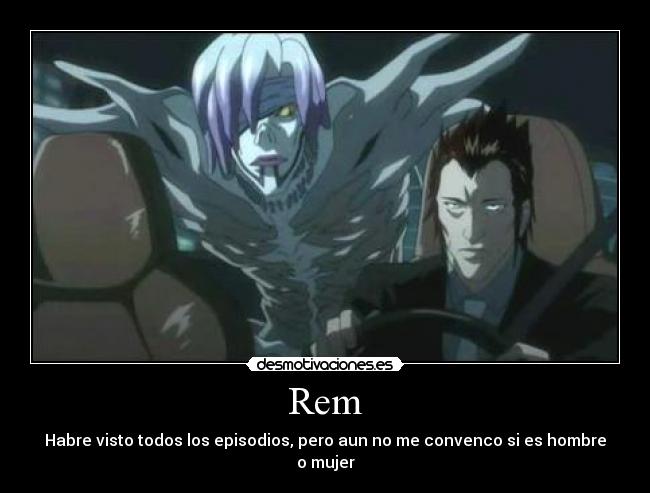 carteles rem shinigami misa desmotivaciones