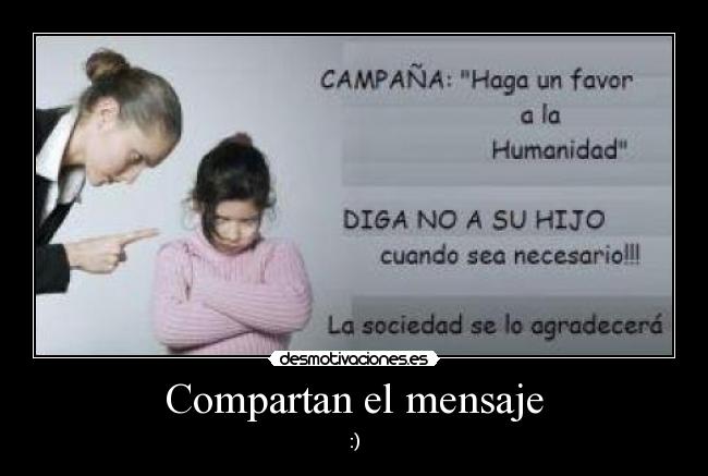 Compartan el mensaje - 