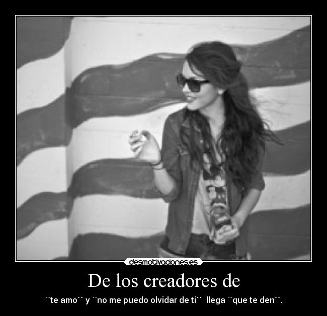 De los creadores de - ``te amo´´ y ``no me puedo olvidar de ti´´ llega ``que te den´´.