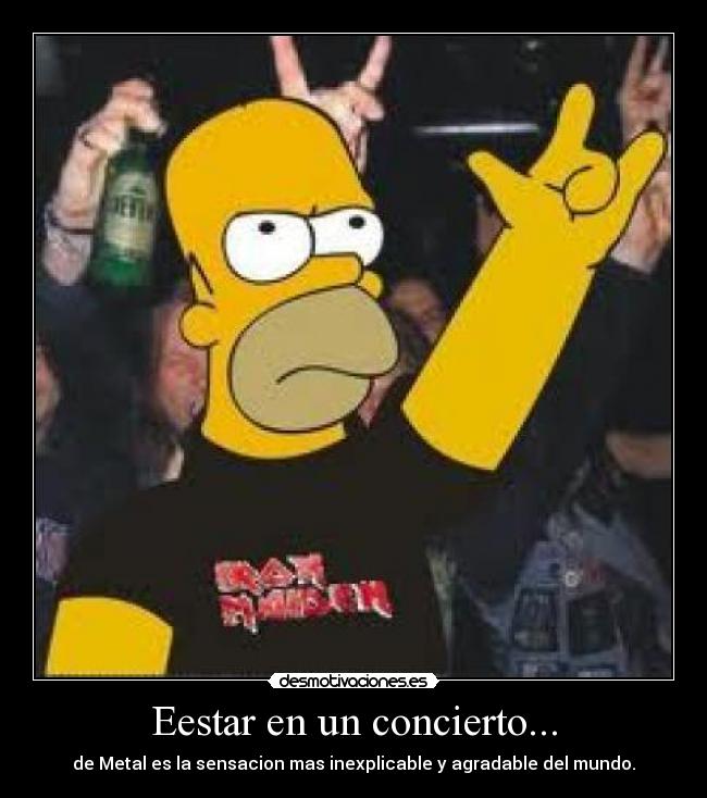 Eestar en un concierto... -