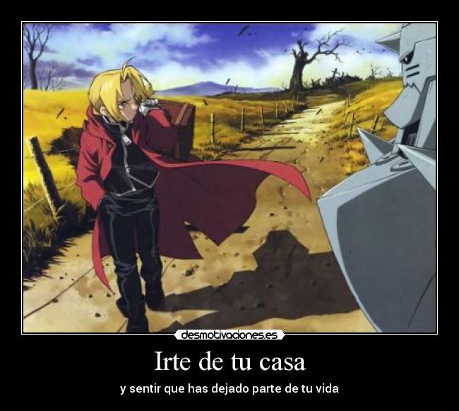 Irte de tu casa - y sentir que has dejado parte de tu vida