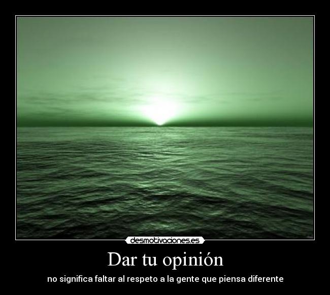 Dar tu opinión - 