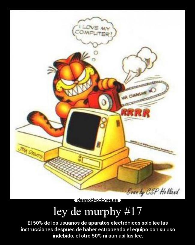 ley de murphy #17 - 