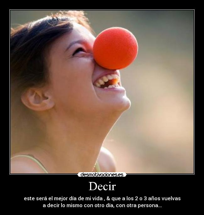Decir -