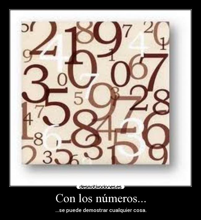 carteles numbers desmotivaciones