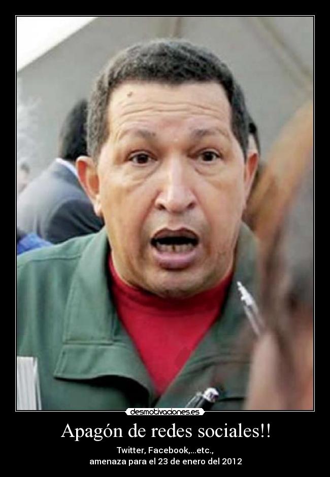 carteles twitter facebook wikipedia redes apagon desmotivaciones