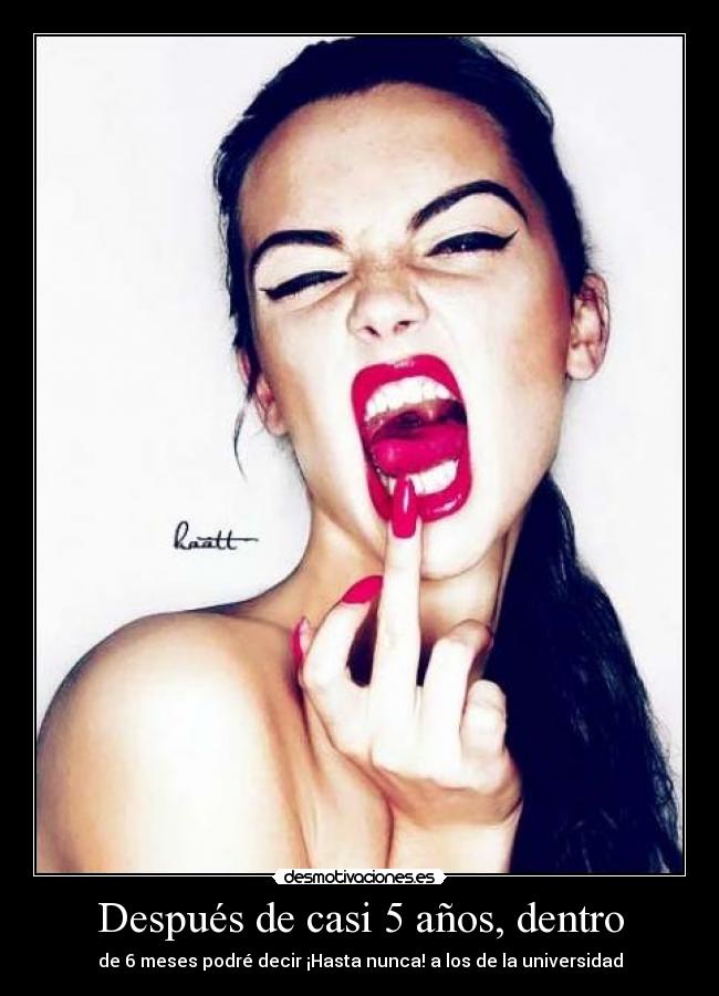 Después de casi 5 años, dentro -