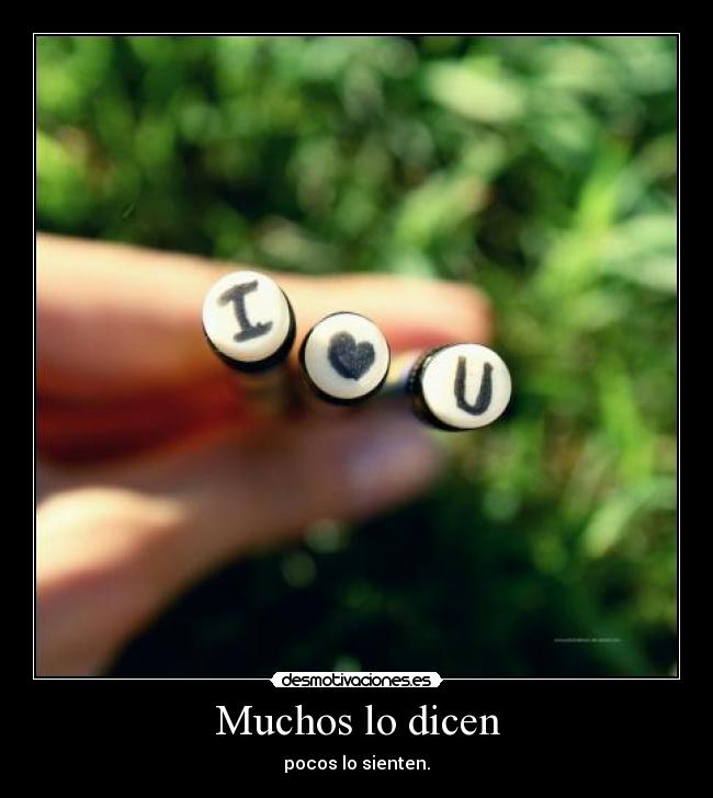 Muchos lo dicen - 