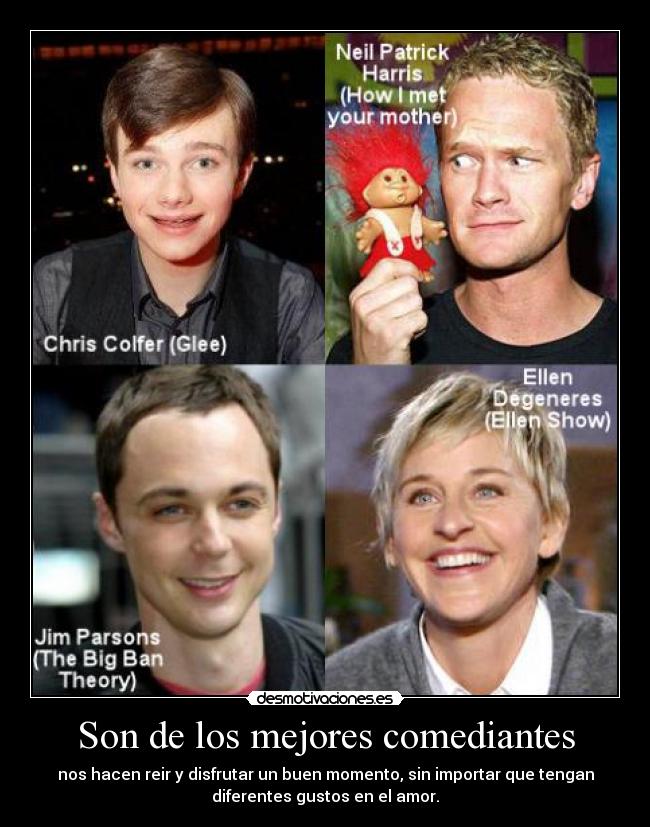 Son de los mejores comediantes - 