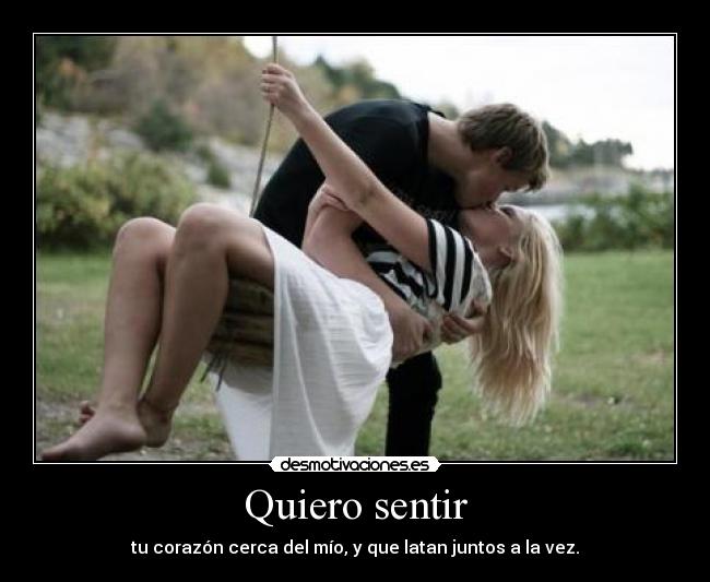 Quiero sentir - 