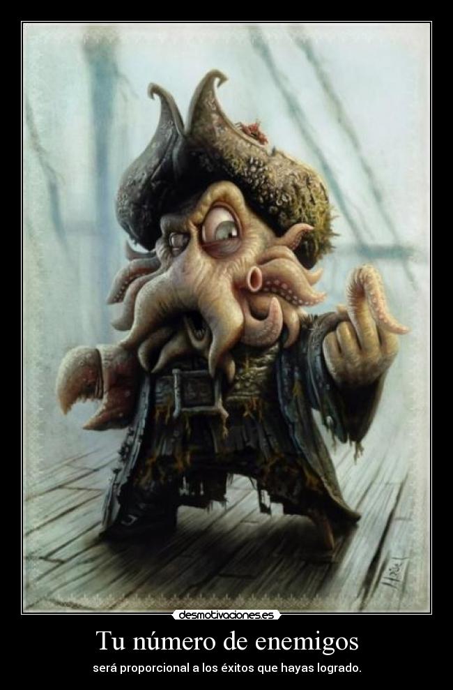 carteles los enemigos exitos davy jones gemelo23 resu por cambio imagen desmotivaciones