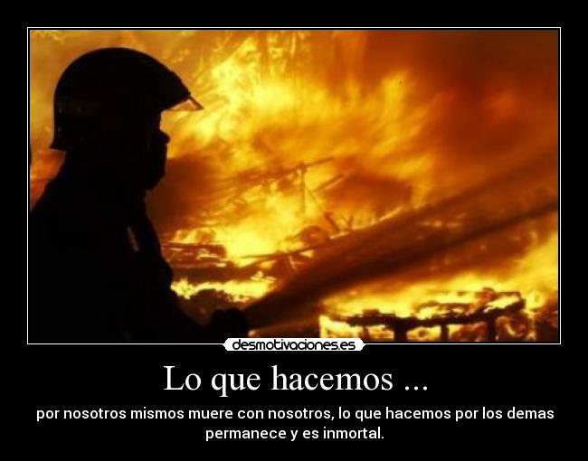 Lo que hacemos ... - 