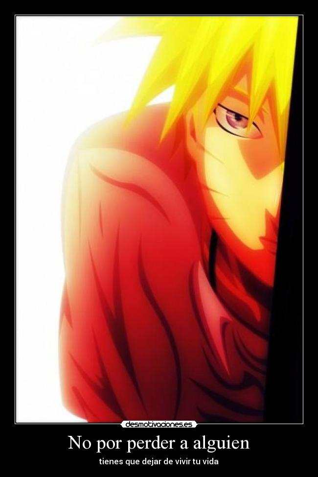 No por perder a alguien -