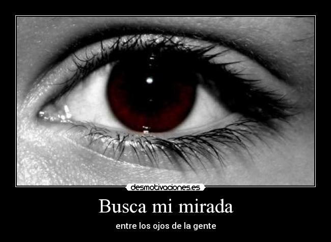 Busca mi mirada -