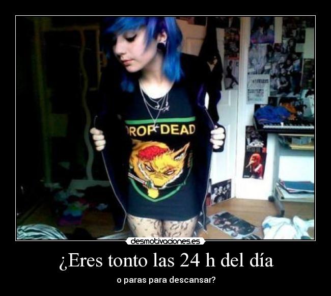 ¿Eres tonto las 24 h del día -