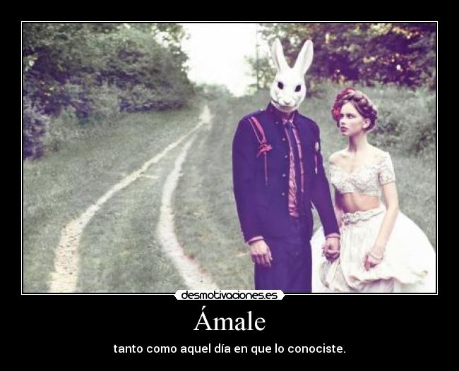 Ámale - tanto como aquel día en que lo conociste.