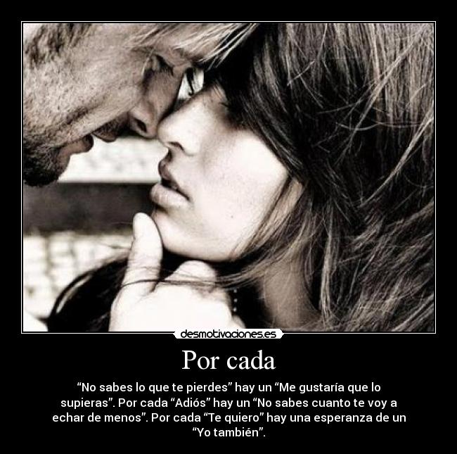 Por cada - 
