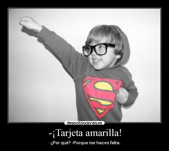 -¡Tarjeta amarilla! - 